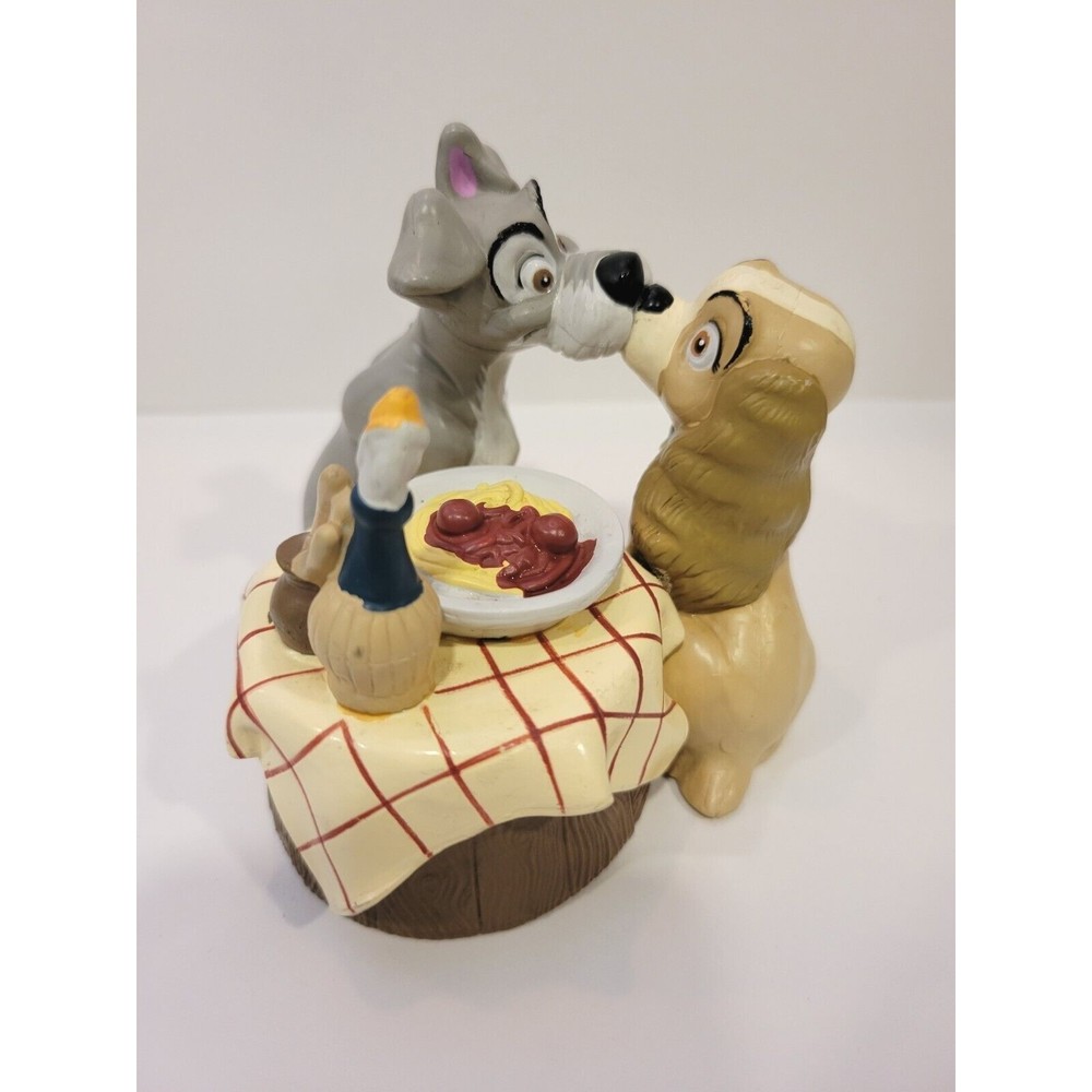 Vintage Disney Lady and The Tramp lil Classics Collectible Kissing Spaghetti